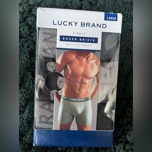 Lucky Brand Boxer Briefs 3-Pack in Gray Tones